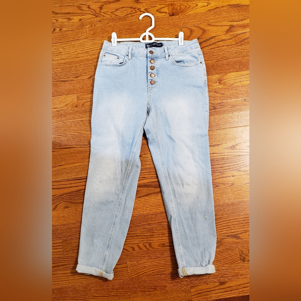 Boden size 8 button front girlfriend jeans excellent condition